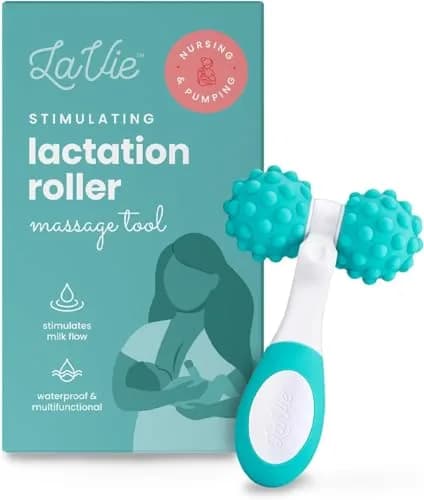 LaVie 5-in-1 Lactation Massager Roller, Manual Breastfeeding Tool 4.7 oz (133 g) | Improves Milk Flow & Relieves Discomfort thumbnail 1