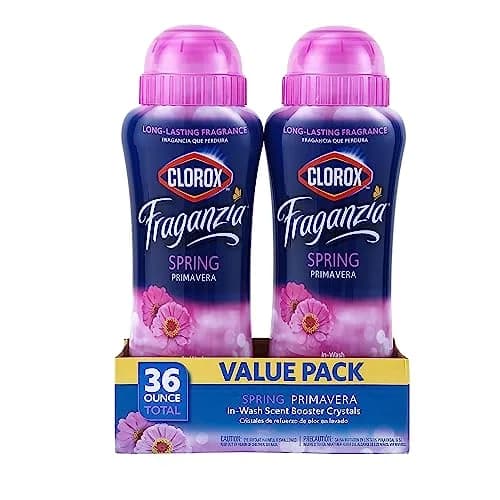 Clorox Fraganzia Laundry Scent Booster Crystals Spring Scent 1060 g (2 x 18 Oz) | Infuses Clothes with Long-Lasting Spring Fragrance thumbnail 1