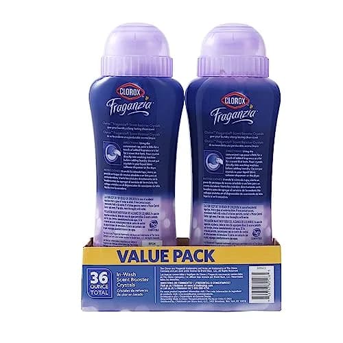 Clorox Fraganzia Scent Booster Crystals Lavender Eucalyptus Twin 36 Oz | Infuses Laundry with Long-Lasting Fragrance thumbnail 6