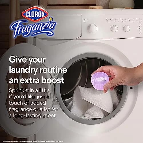 Clorox Fraganzia Scent Booster Crystals Lavender Eucalyptus Twin 36 Oz | Infuses Laundry with Long-Lasting Fragrance thumbnail 3