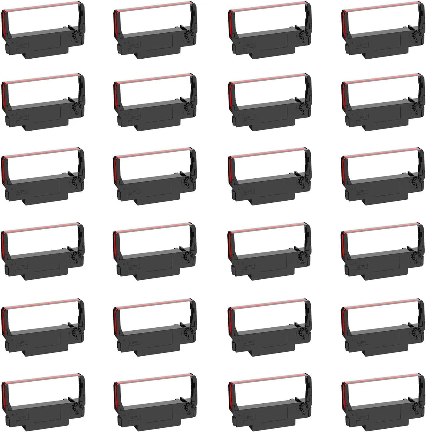 Bigger 24 Pack Compatible Ribbon Replacement for ERC-30, ERC 30 34 38 B/R | Long-Lasting Print Quality - main product image