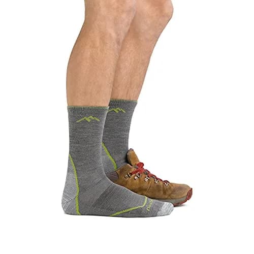 Darn Tough Vermont Men's Light Hiker Micro Crew Lightweight with Cushion Sock (Style 1972) - Beige/Taupe, Large thumbnail 2
