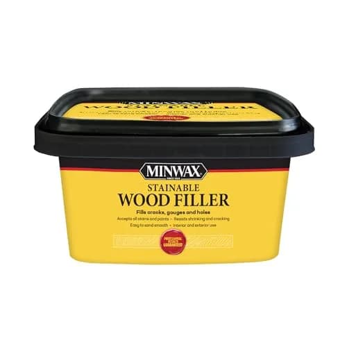 Minwax Stainable Wood Filler 32 oz (946 ml) | Repairs Cracks, Gouges, Holes thumbnail 1