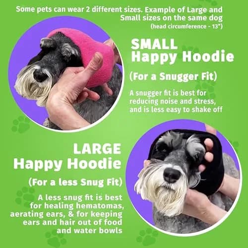 ZONI PETS Happy Hoodie The Original Dog & Cat Calming Band for Noise & Anxiety Relief | Stress & Noise Protector (100 words) thumbnail 8