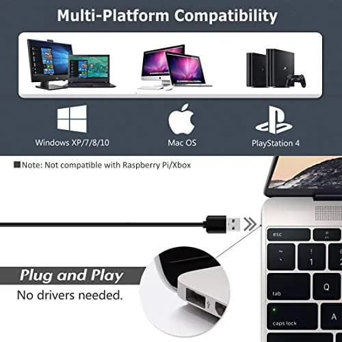 JOUNIVO USB Microphone JV-601 | 1.5m Cable, Noise-Canceling, Mute Button thumbnail 5