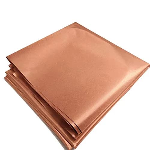 Amradield Copper Fabric Blocking RFID/EMF/EMI Conductive Fabric 197"x43" Golden thumbnail 1
