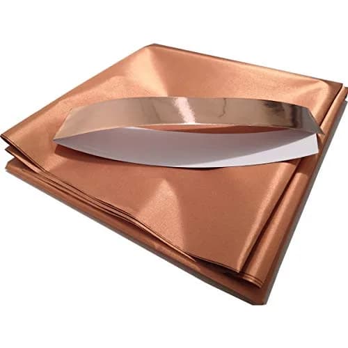Amradield Copper Fabric 78"x43" | EMF/EMI Radiation Shielding Conductive Fabric thumbnail 1