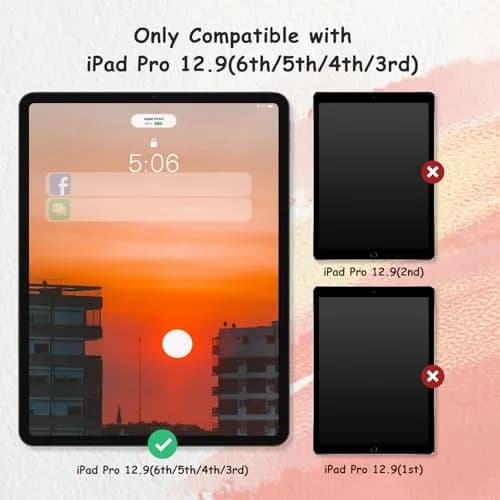 bersem Paperfeel Screen Protector for iPad Pro 12.9 inch | Anti-Glare, Matte, Touch Sensitive thumbnail 2