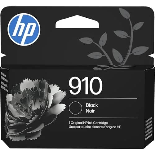 HP 910 Black Ink Cartridge | 300 Pages Yield | Genuine HP Ink thumbnail 1