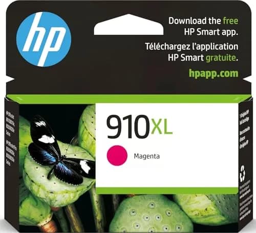 HP 910XL Magenta High-Yield Ink Cartridge | 825 Pages | Works with OfficeJet 8010, 8020 Series thumbnail 1