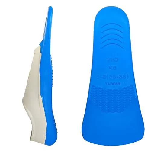 Flow Swim Gear Youth Rubber Short Blade Fins XS 3-5 (Blue) | Build Leg Strength & Endurance thumbnail 3
