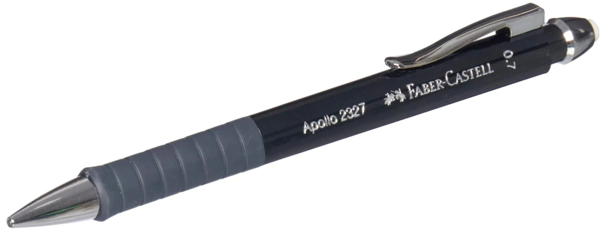 Faber-Castell Apollo 0.5mm Mechanical Pencil - Black | Smooth Writing for Students & Professionals — Black