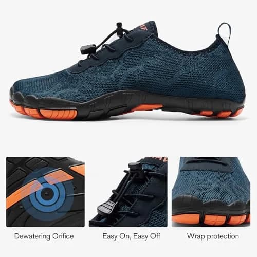 HIITAVE Men Water Shoes Barefoot Aqua Socks 13 M US | Quick Dry, Lightweight & Flexible thumbnail 4