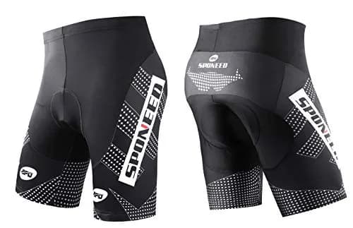 sponeed Cycling Shorts XL Black White | Breathable Padded Men’s Bike Bottoms thumbnail 4