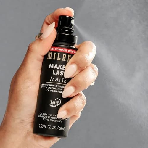 Milani Make It Last Charcoal Matte Setting Spray 60ml (2 Fl Oz) | Oil Absorbing, Pore Minimizing, Up to 16Hr Wear thumbnail 6