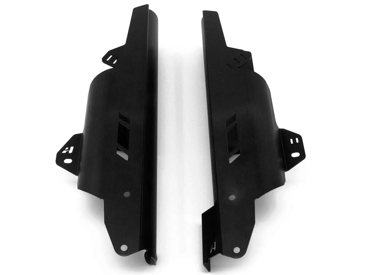 AltRider Fork Leg Guards Compatible with Honda CRF1000L & CRF1100L Africa Twin/Adventure Sports - Powder Coated Aluminum - Black - main product image