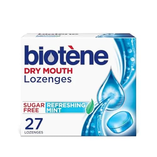 biotène Dry Mouth Lozenges 27 Count | Fresh Breath & Relief, Sugar-Free Mint thumbnail 1