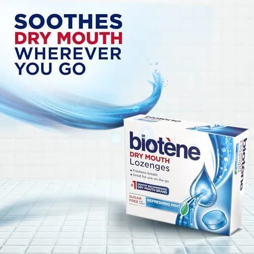 biotène Dry Mouth Lozenges 27 Count | Fresh Breath & Relief, Sugar-Free Mint thumbnail 2