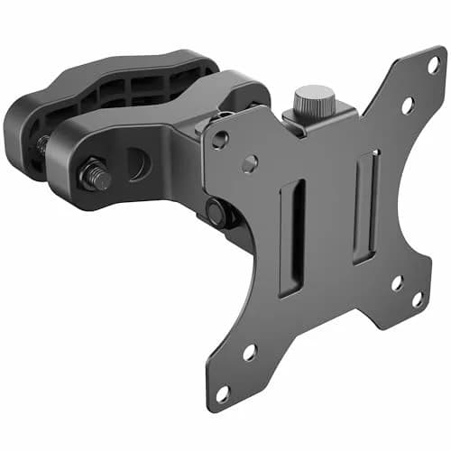 VIVO Steel Universal Bracket Pole Mount with Removable VESA Plate, Fits 13-30 inch Screens, 10 kg Capacity | Full Motion Articulation thumbnail 1