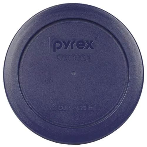 Pyrex 7200-PC 2-Cup, 7201-PC 4-Cup, 7202-PC 1-Cup Blue Lids | Made in USA, Food Storage thumbnail 3
