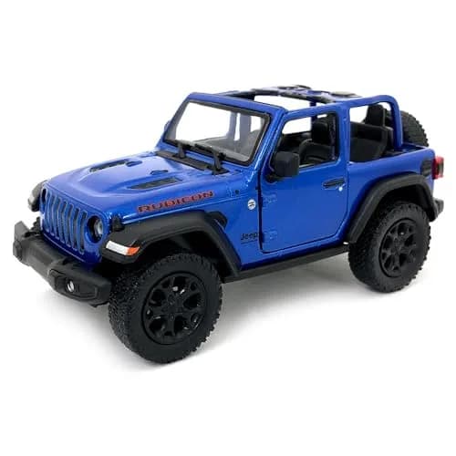 KiNSMART Jeep Wrangler Rubicon Off-Road 4x4 Die-Cast Model 13.97 cm (5 inch) Set of 4 | Authentic USA Import thumbnail 5