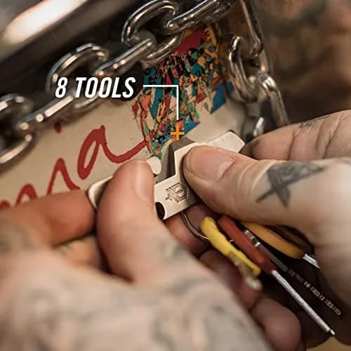 Gerber Gear Mullet Keychain Multi-Tool 3 inches (7.62 cm) | 9-in-1 Pry Bar, Wire Stripper, Bottle Opener thumbnail 5