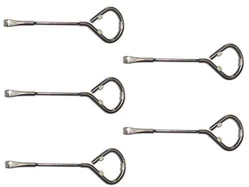 XSWNGXX 5 Pack Multi-Use Can Opener, Bottle Opener, Steel Paint Can Tool | Opens Paint Cans & Bottles Safely thumbnail 5