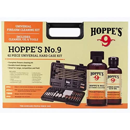 Hoppe's Deluxe Gun Cleaning Kit - 62 Piece | Complete Firearm Maintenance Set with Oil & Cleaner thumbnail 1