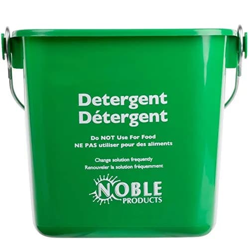 Noble Products Square Pail Set of 2 | 3 Quart Plastic Buckets for Cleaning & Sanitizing thumbnail 2