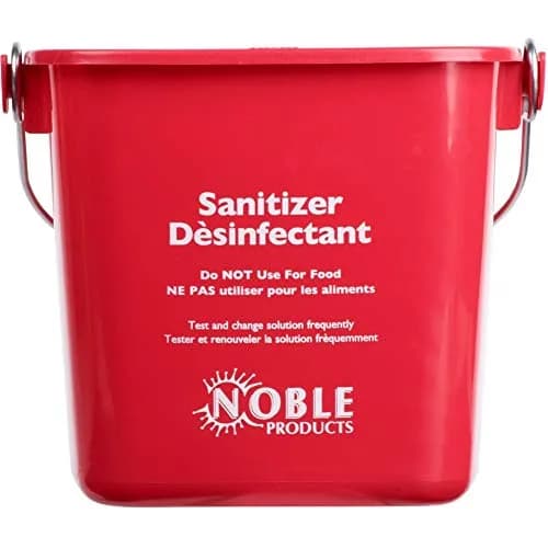 Noble Products Square Pail Set of 2 | 3 Quart Plastic Buckets for Cleaning & Sanitizing thumbnail 3