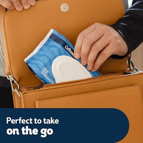 Cottonelle Fresh Feel Flushable Wipes, 8 Packs, 42 Wipes per Pack | Gentle & Septic-Safe for Complete Clean thumbnail 4