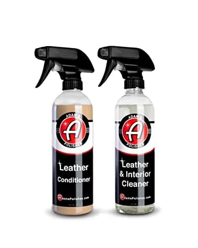 Adam's Polishes Leather Care Kit - Leather Cleaner & Conditioner 16 Fl Oz | UV Protection for Car Interior thumbnail 1