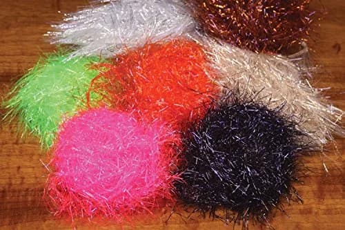 TIEMCO Hairline UV Polar Chenille #168 Gray Olive | Fly Tying Material for Nymphs & Streamers thumbnail 1