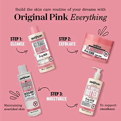 Soap & Glory Pink The Scrub of Your Life Body Exfoliator 200 ml | Skin Smoothing & Brightening thumbnail 7