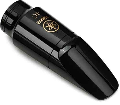 Yamaha 4C Soprano Saxophone Mouthpiece Standard Series Black | Beginner Friendly Phenol Resin thumbnail 1