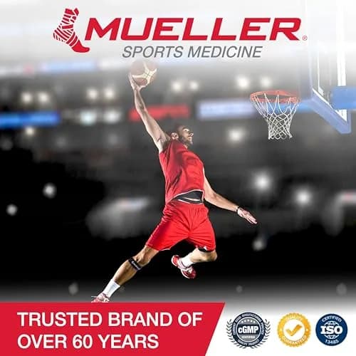 MUELLER Jumper's Knee Support Strap Gold | Targeted Compression for Pain Relief thumbnail 7