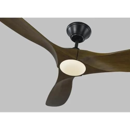 Monte Carlo Maverick II 52" Ceiling Fan with LED Light & Remote | Energy Star, Brushed Steel, 3 Blades thumbnail 6