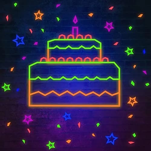 Whaline Neon Gaffer Cloth Tape 0.6 inch | UV Fluorescent UV Blacklight Tape for UV Party thumbnail 7
