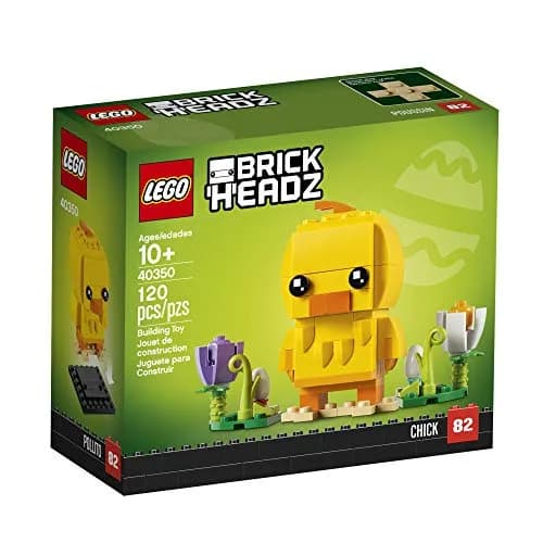 LEGO BrickHeadz 40350 Easter Chick Building Kit (120 Pieces) | Easter Scene with Colorful Flowers & Eggs thumbnail 4