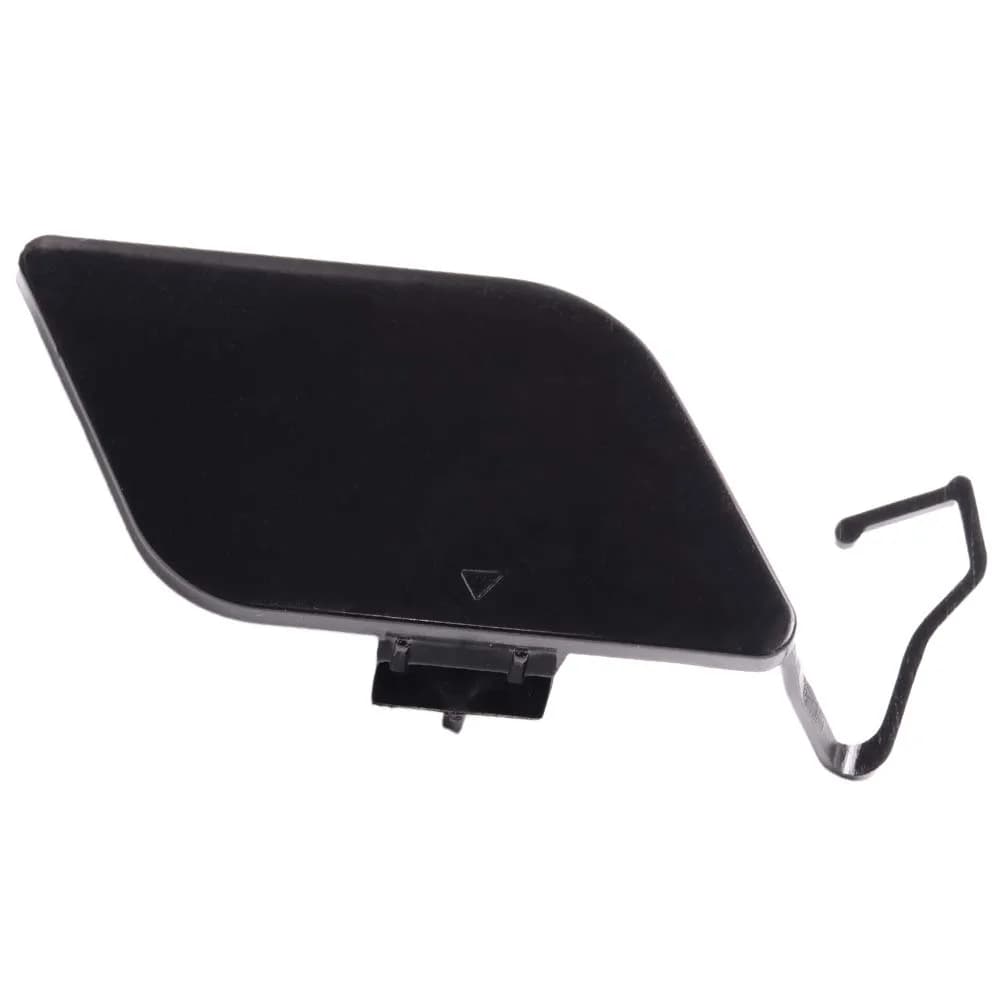 CNUPSM Front Bumper Tow Hook Cover Cap Compatible with Mercedes 2007-2009 E Class W211 | Unpainted Black ABS