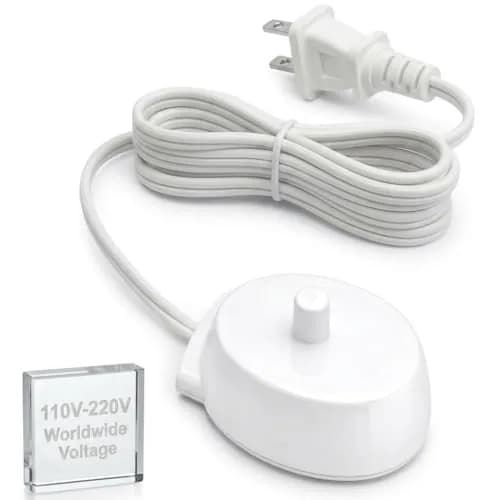 JDK Diamond Tools Replacement Charger for Braun Oral B Electric Toothbrush 3757 | Waterproof, Portable, Dual Voltage thumbnail 1