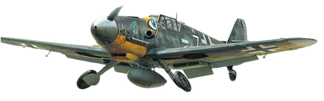 Tamiya 60790 1/72 Messerschmitt BF109 G-6 Plastic Model Airplane Kit | WWII Fighter Replica, 1/72 Scale, Assembly Required - main product image