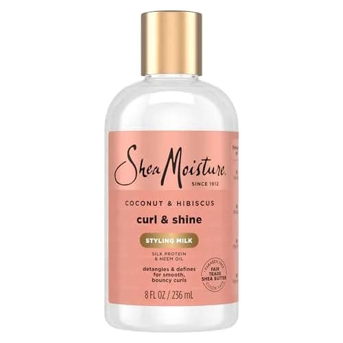 SheaMoisture Curl & Style Milk Coconut & Hibiscus 237ml (8 Fl Oz) | Defines Curls, Controls Frizz thumbnail 1