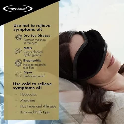 The Eye Doctor Hot & Cold Eye Compress for Dry Eye, Blepharitis & MGD | Sterileyes Bacteria Shield, 6 Count thumbnail 2
