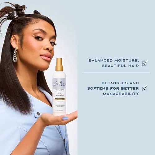 Shea Moisture 100% Virgin Coconut Oil Leave-In Treatment 237ml (8 Fl Oz) | Hydrates, Softens & Controls Frizz thumbnail 6