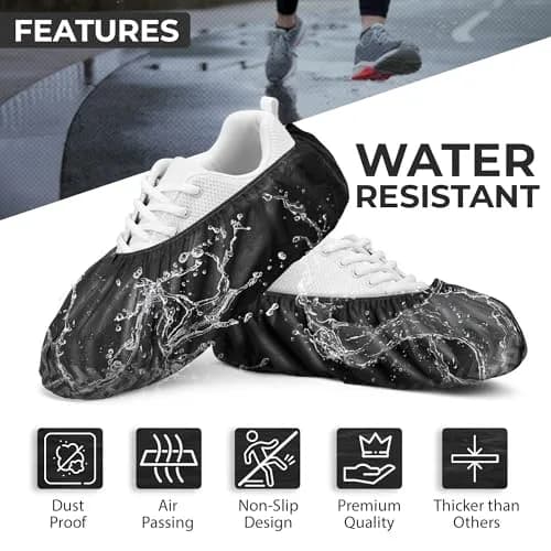 Blue Shoe Guys Disposable Boot & Shoe Covers 100 Pack | Water Resistant, Non-Slip, Recyclable, Large Size Fits Most Shoes thumbnail 2
