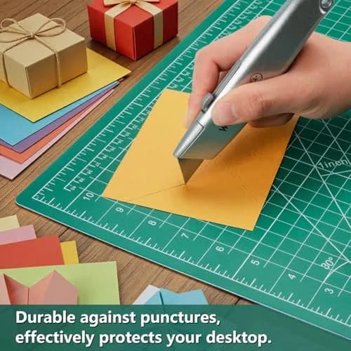 WORKLION 12" x 18" Self Healing PVC Cutting Mat, Double Sided, Gridded Rotary Cutting Board for Craft, Fabric, Quilting, Sewing, Scrapbooking thumbnail 6
