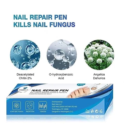 Ariella Toenail Fungus Treatment Extra Strength 12ml | Fungal Nail Repair Pen 4 Pack thumbnail 3