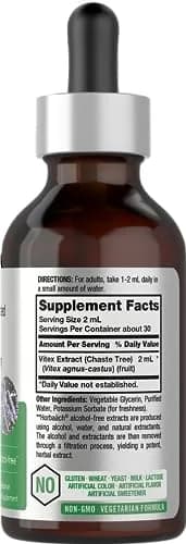 Horbäach Vitex Berry Chasteberry Extract Tincture 2 fl oz | Women's Hormone Support, Alcohol-Free Liquid thumbnail 2