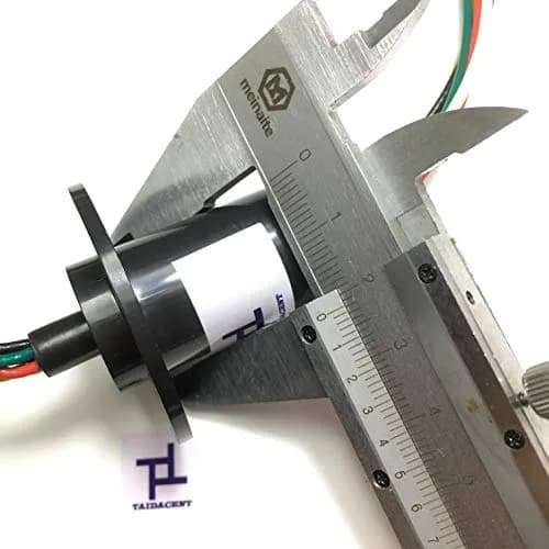 Taidacent 6 Wire 10A Slip Ring Rotary Electrical Contact Connector | Continuous 360° Rotation thumbnail 5